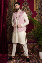 Multi Colour Printed Kurta Bandi Set