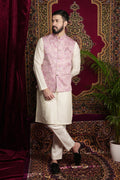 Multi Colour Printed Kurta Bandi Set