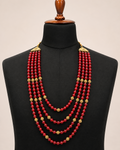 Classic Red Layered Mala