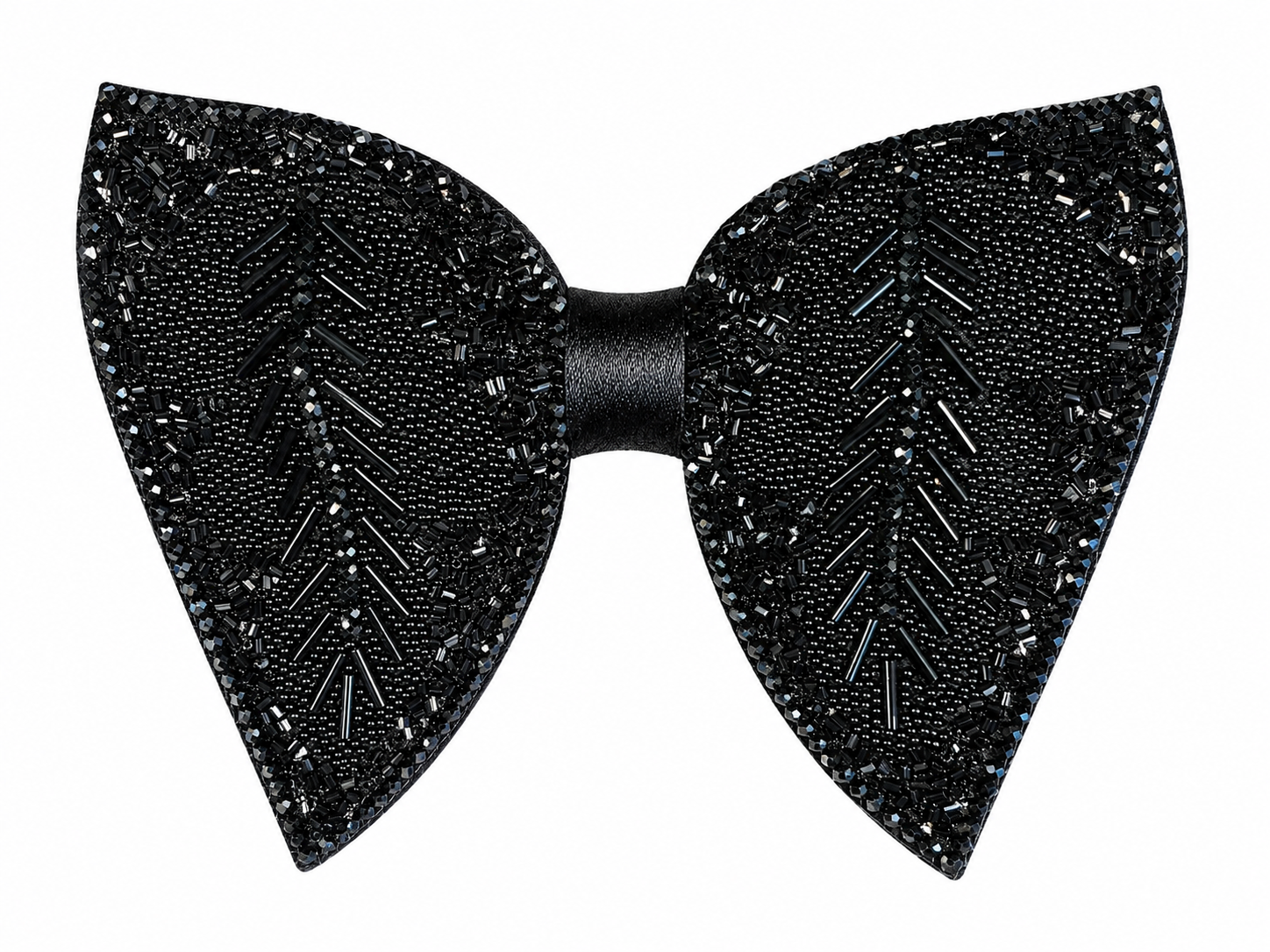 Bestickte Satin-Fliege