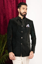 Peacock Green Dual Shade Jodhupri Set