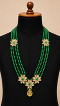 Green Beaded Mala