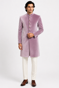 Mauve Suede Nawabi