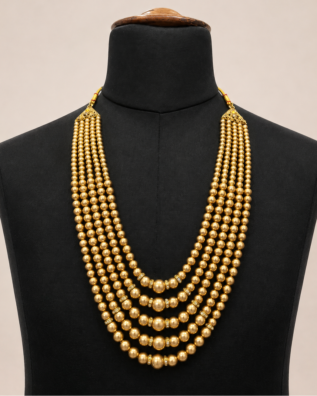 Classic Golden Pearl Mala
