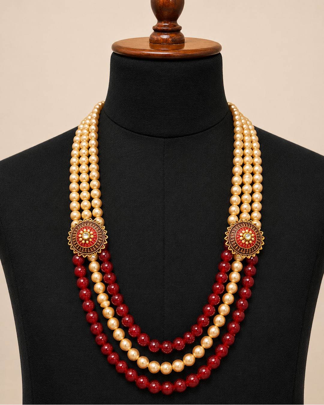 Red and Golden Mala