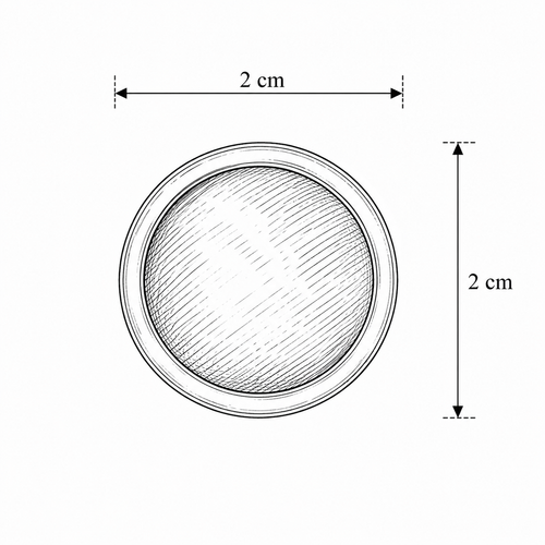 Antique Silver Tribal Button