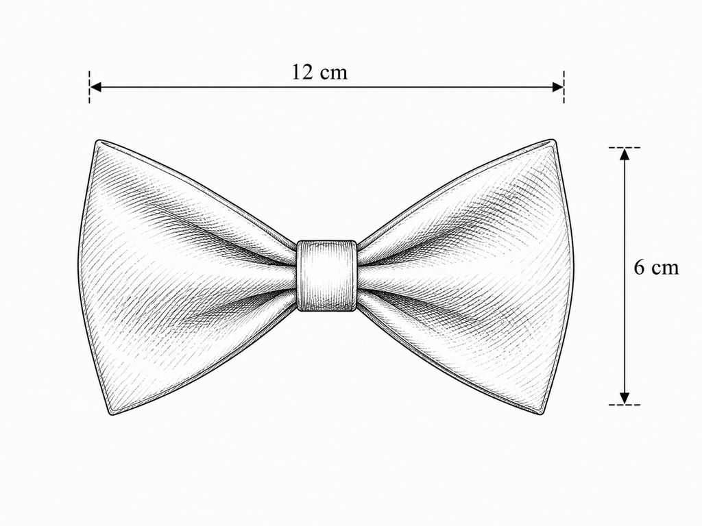 Silver Studded Bowtie