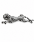 Silver Jaguar Brooch