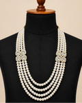 Classic Beaded Mala with Diamond Stones