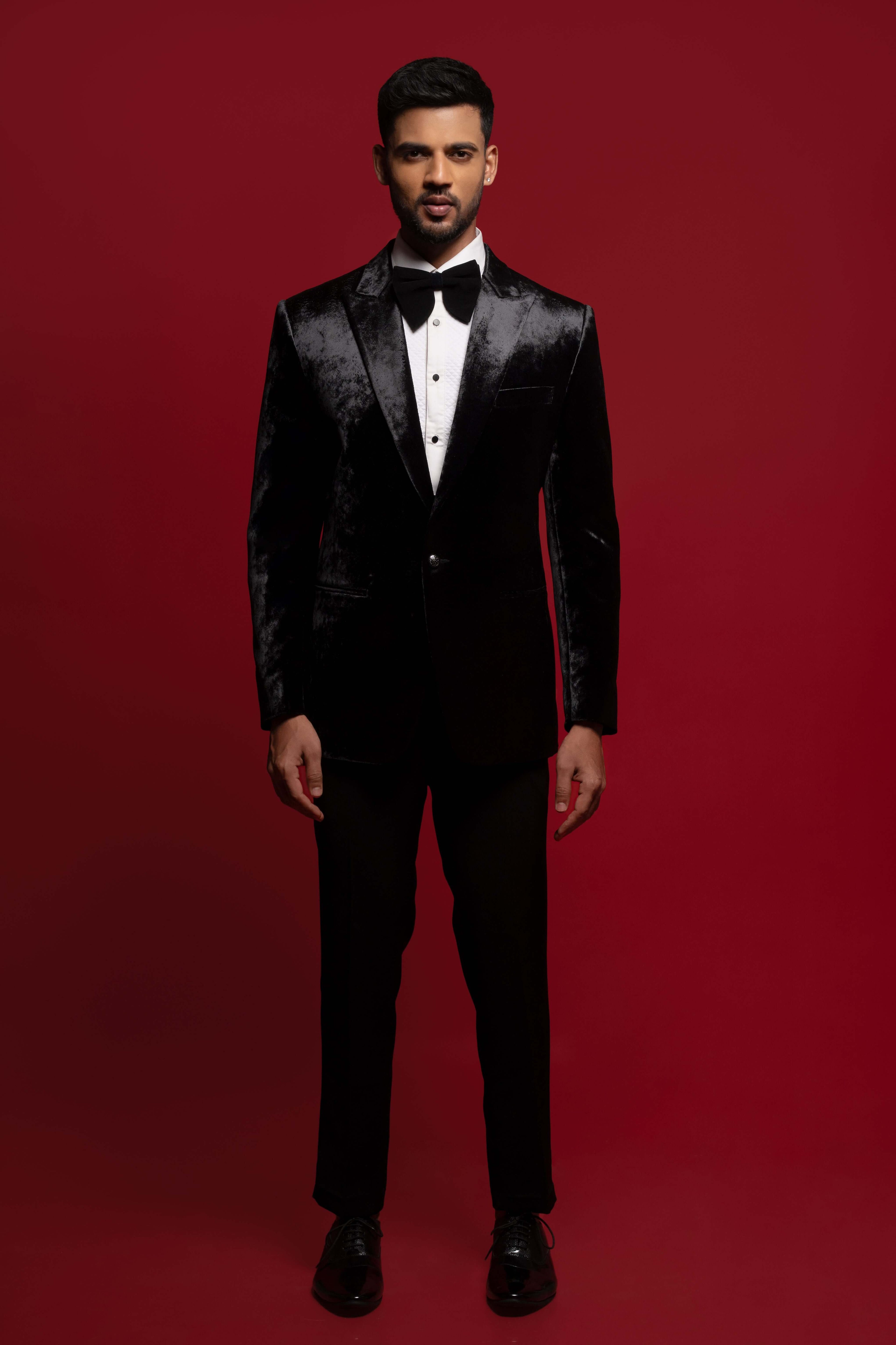 Black Velvet Suit