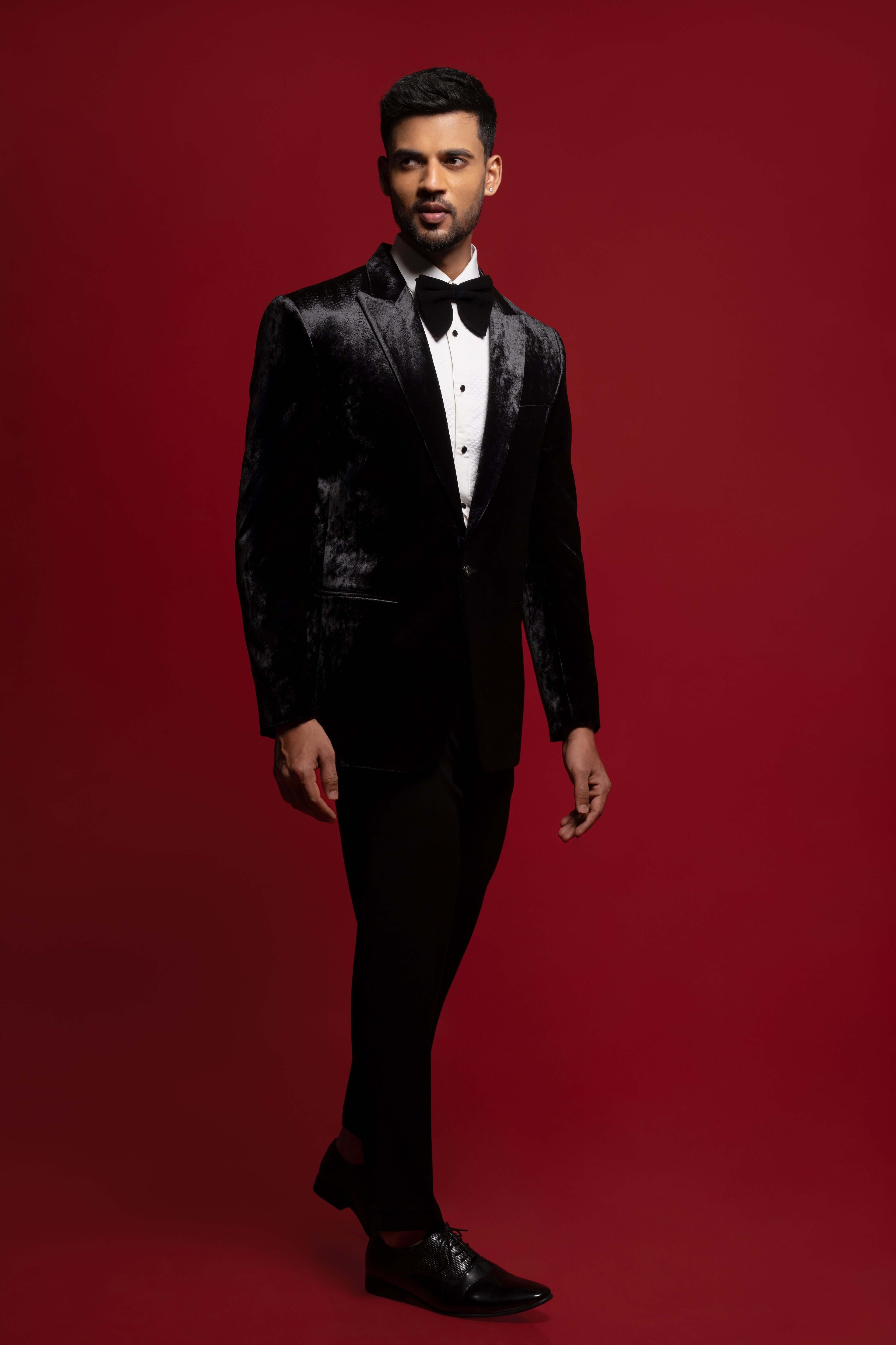 Black Velvet Suit