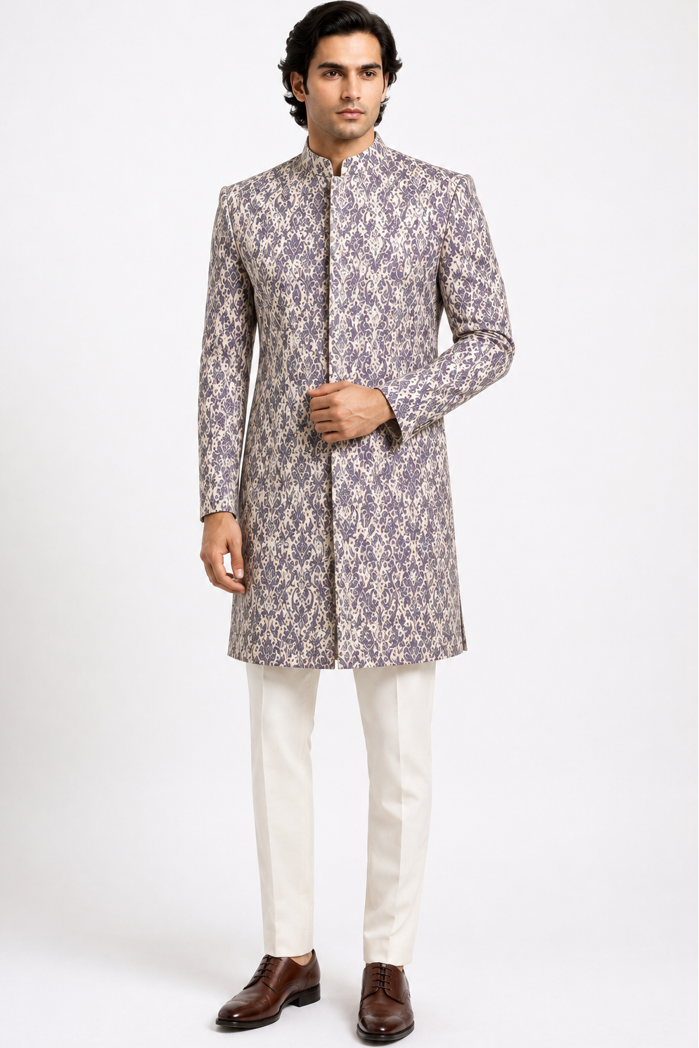 Silk Brocade Nawabi