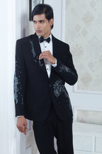 Embroidered Black Tuxedo