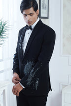 Embroidered Black Tuxedo