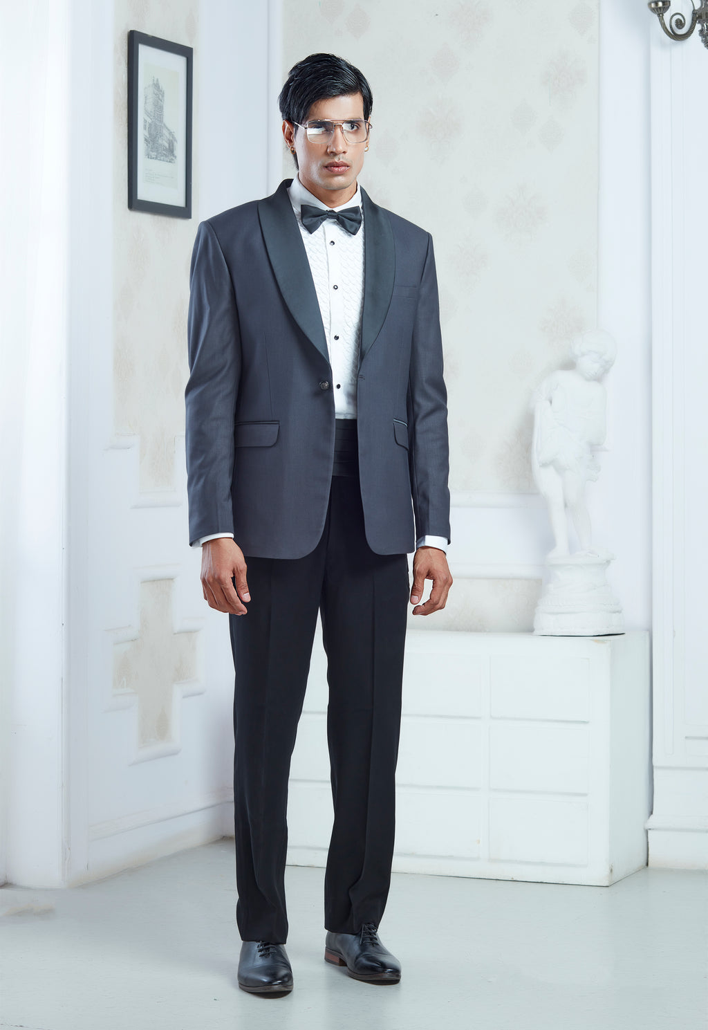 Grey Tuxedo Set