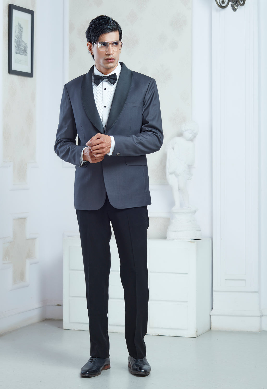 Grey Tuxedo Set