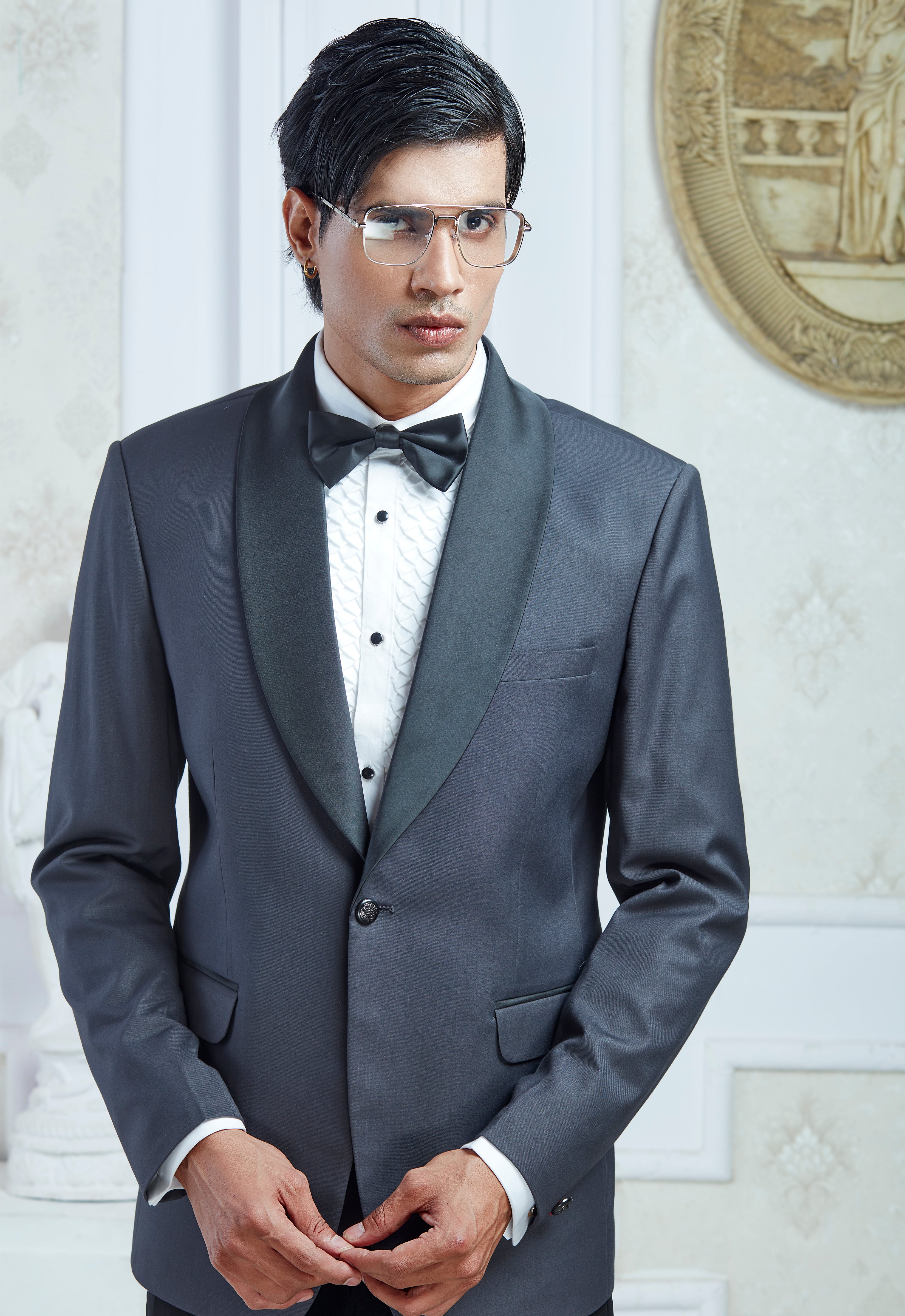Grey Tuxedo Set