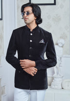 Black Velvet Jodhpuri