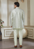Mirror Embroidered Indo Western Set