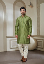 Embroidered Kurta And Pant Set
