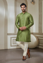 Embroidered Kurta And Pant Set