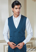 Teal Blue Suit Set