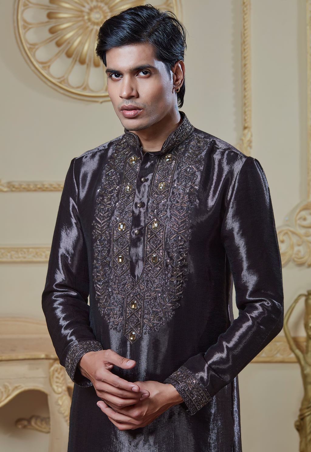 Embroidered Kurta Pant Set