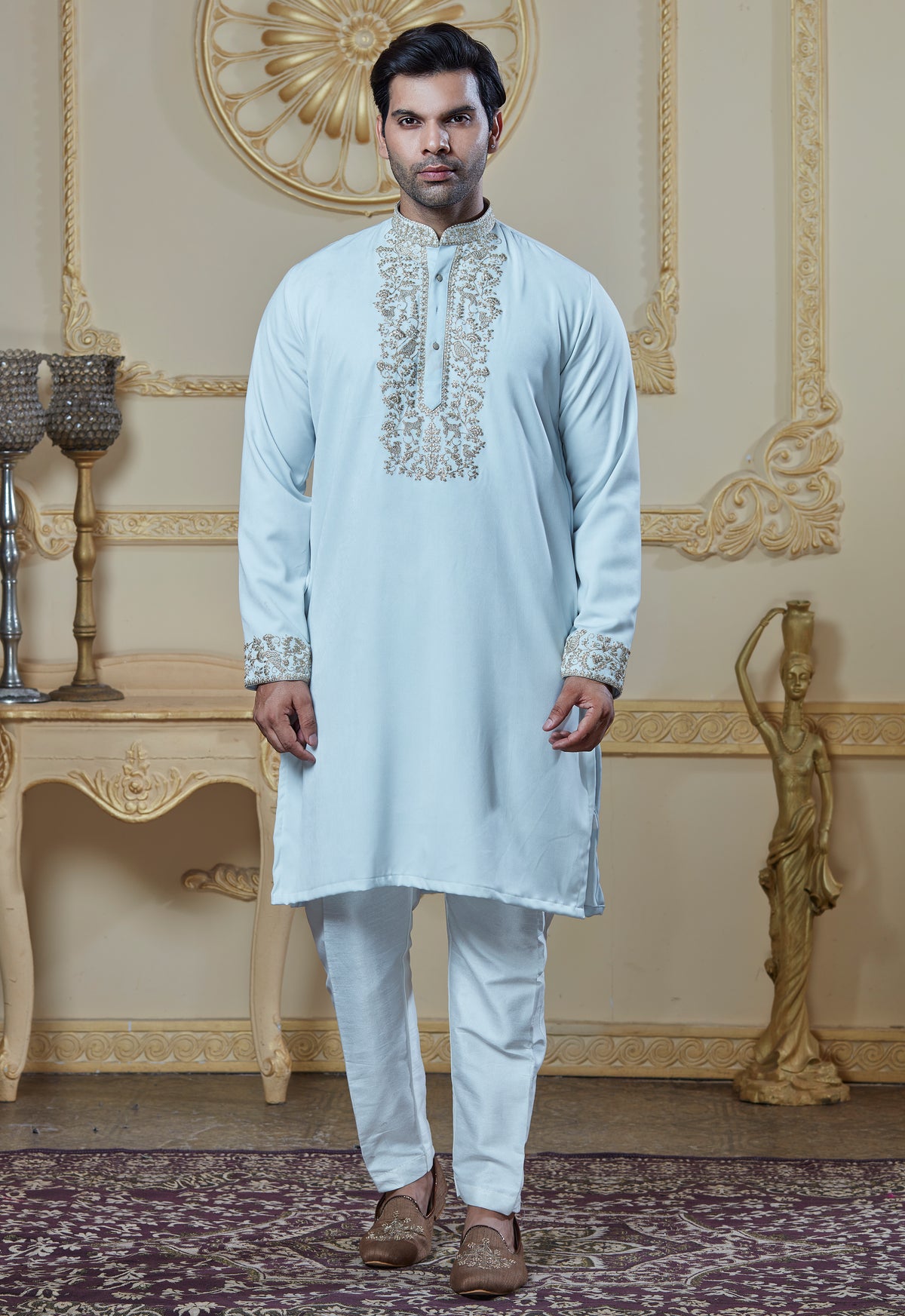 Embroidered Kurta Set