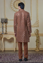 Sequin Embroidered Kurta And Pant