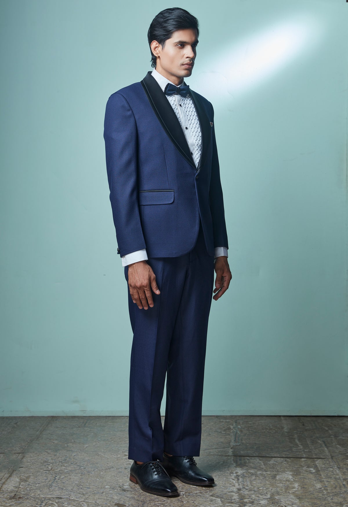 Navy Blue Tuxedo Set