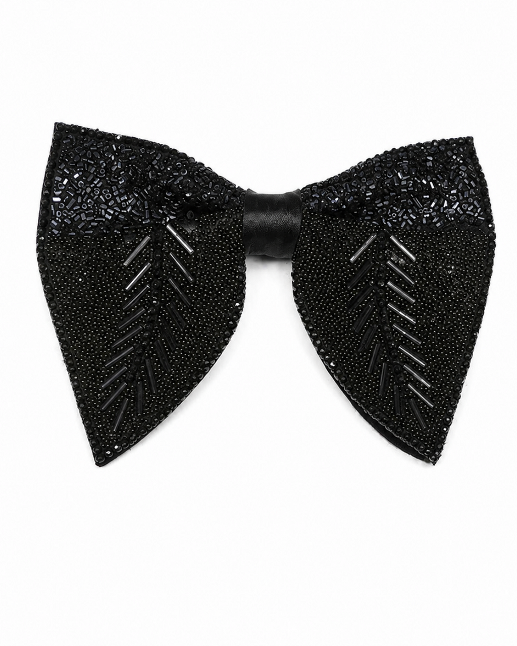 Blue Embroidered Butterfly Bowtie