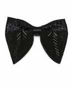 Blue Embroidered Butterfly Bowtie