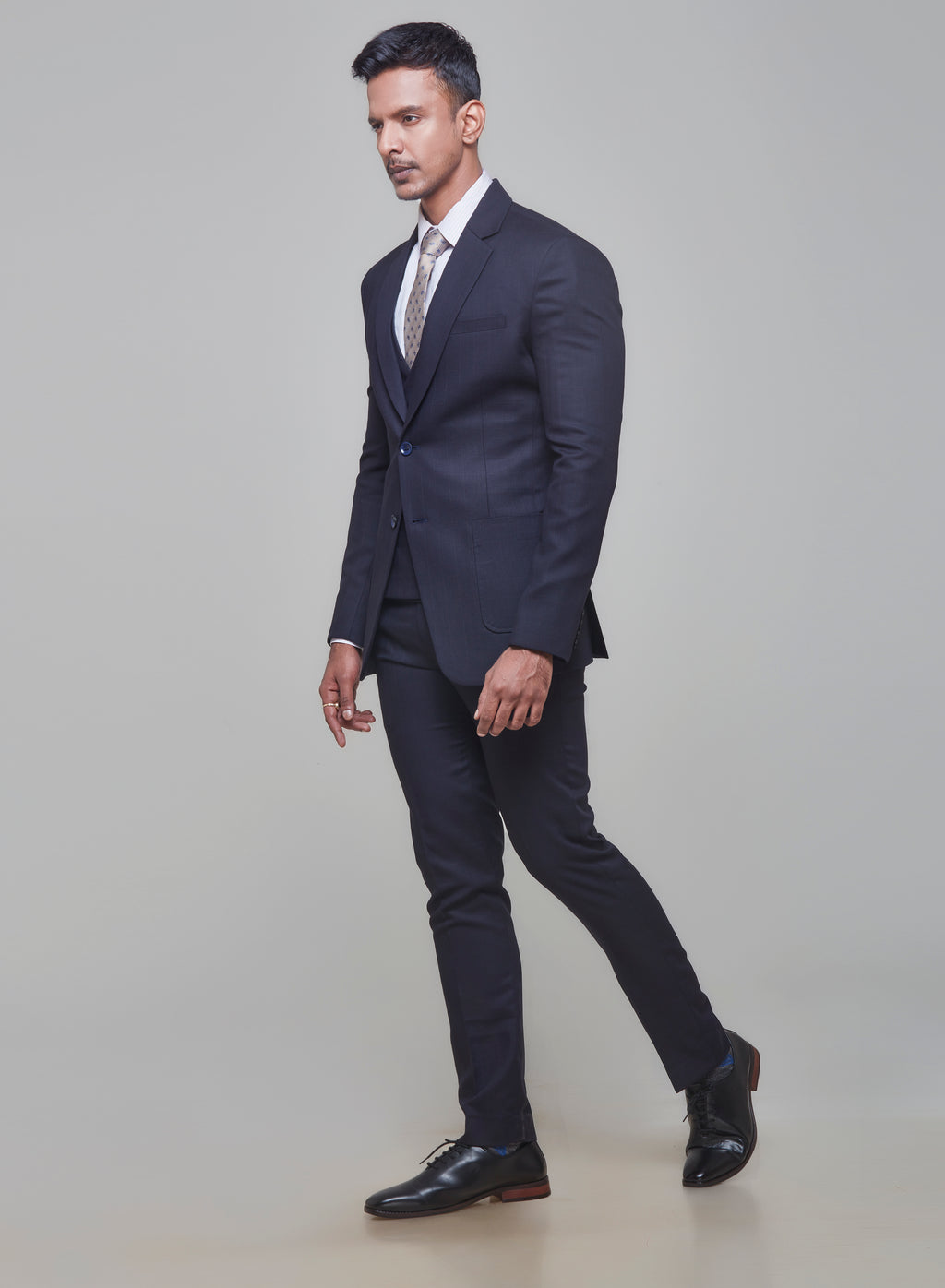 Navy Blue Formal Suit Set