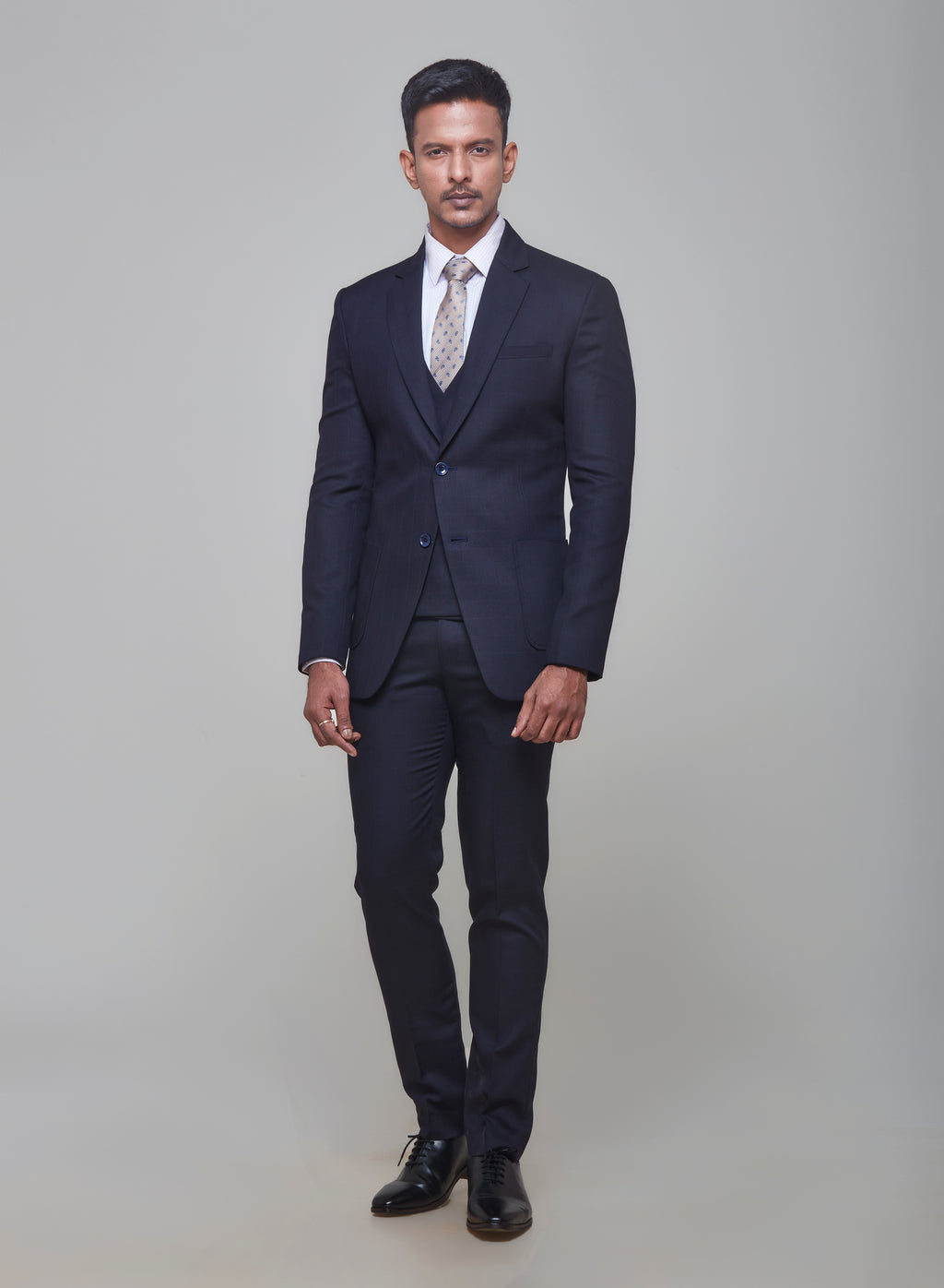 Navy Blue Formal Suit Set