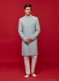 Powder Blue Sherwani Set