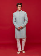 Powder Blue Sherwani Set